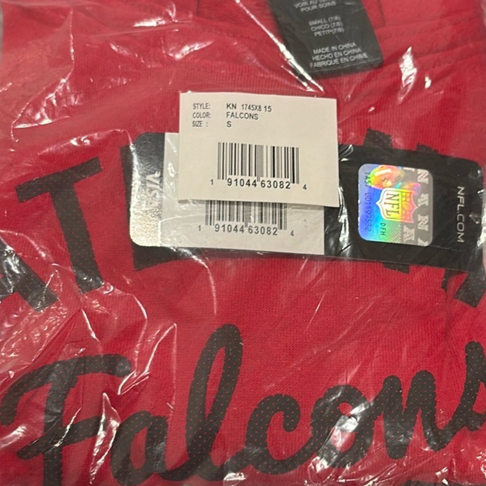 NWT [NFL] Atlanta Falcons Outerstuff Pullover Game Day Hoodie Youth Sz S (7-8) - Picture 5 of 8